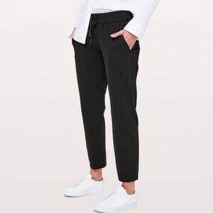Lululemon women’s Black Drawstring jogger / lounger SzXL 🤩